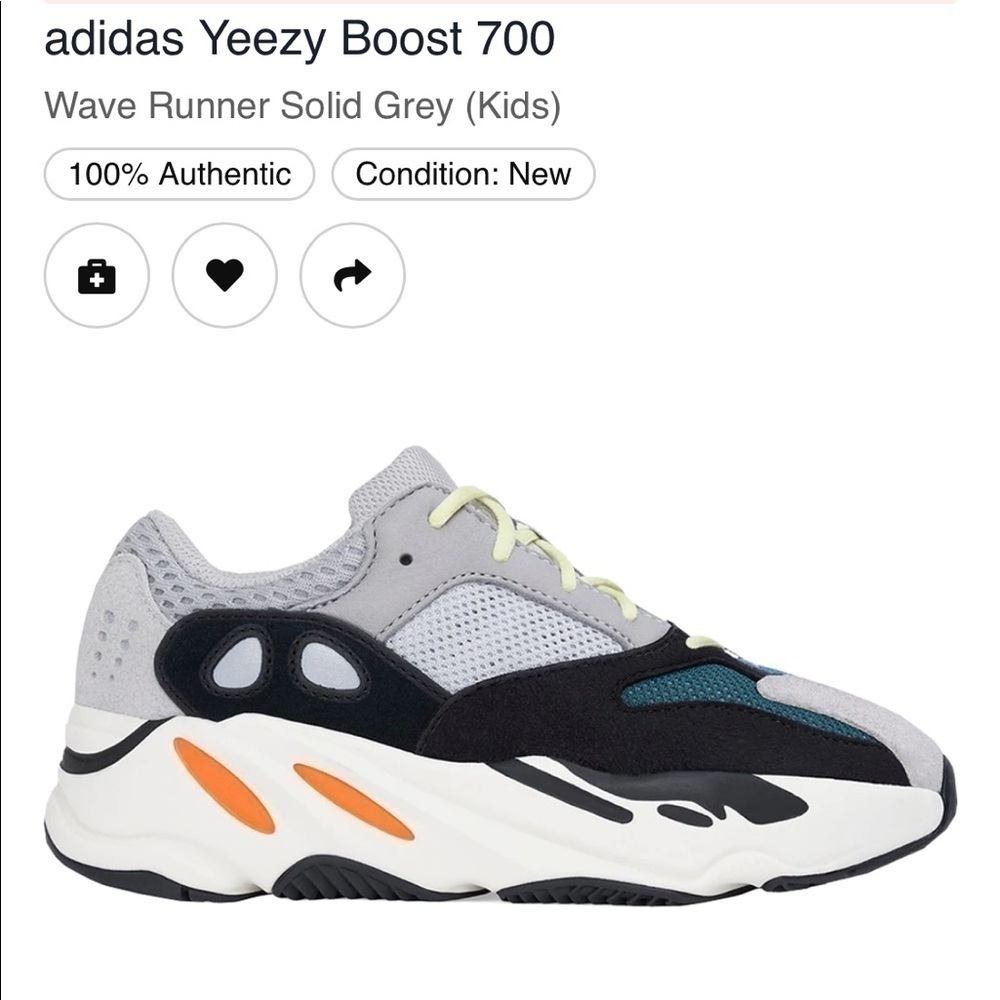 𝅺ADIDAS Yeezy Boost 700 Wave Runner